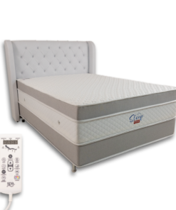 Colchão terapêutico linha Diamond com massageador - 35cm de altura